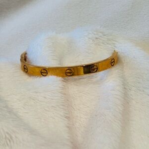 Gold-Tone Bangle Bracelet